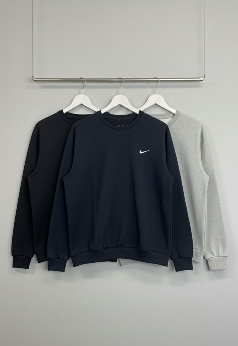 3'LÜ PAKET NIKE NAKIŞLI SWEATSHIRT