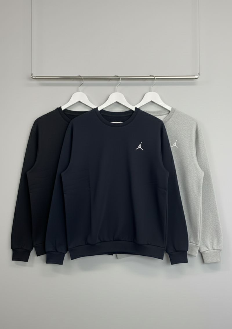 3'LÜ PAKET JORDAN NAKIŞLI SWEATSHIRT