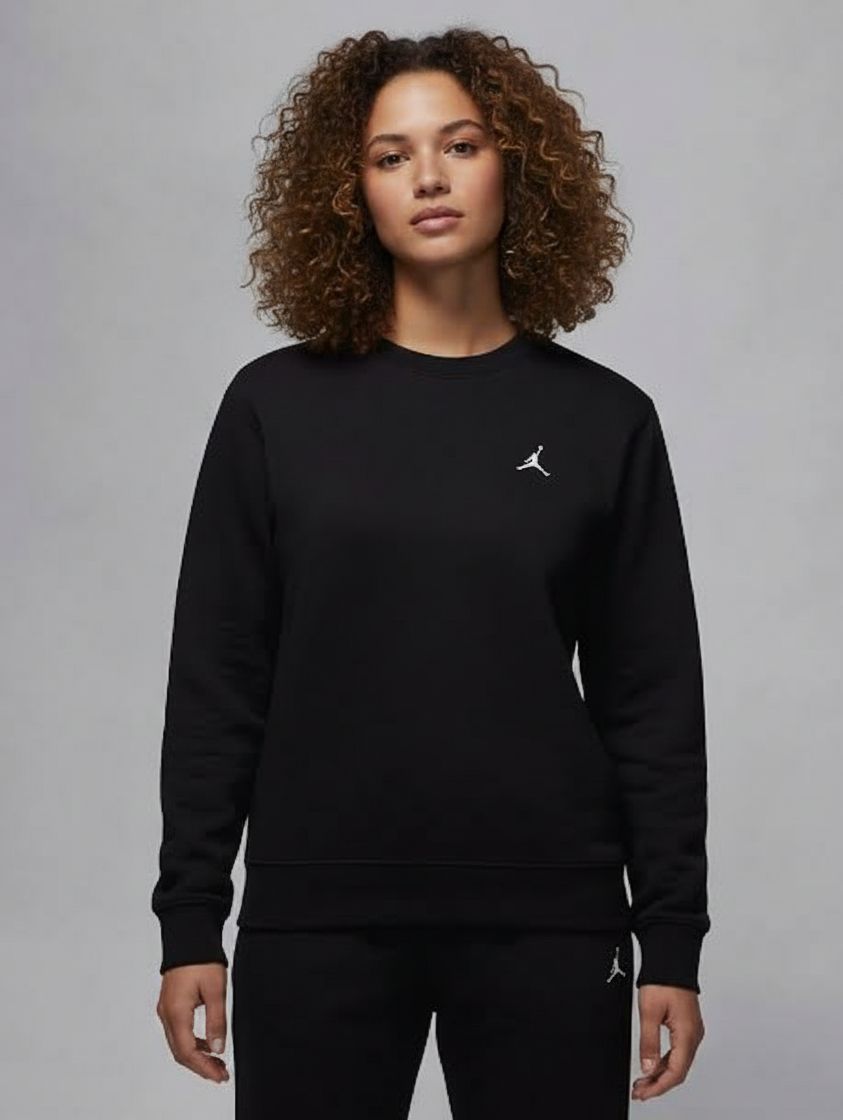 JORDAN NAKIŞLI SİYAH SWEATSHIRT