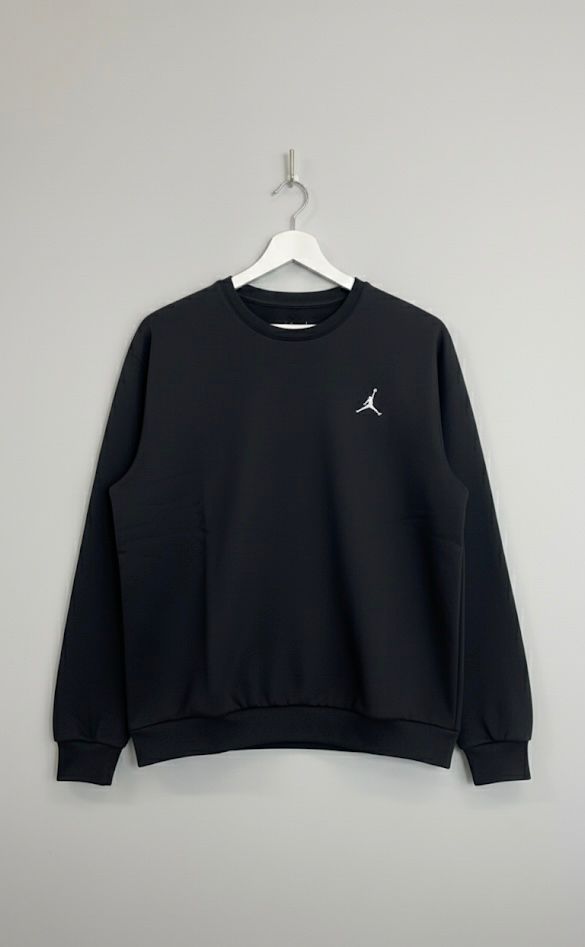 JORDAN NAKIŞLI SİYAH SWEATSHIRT