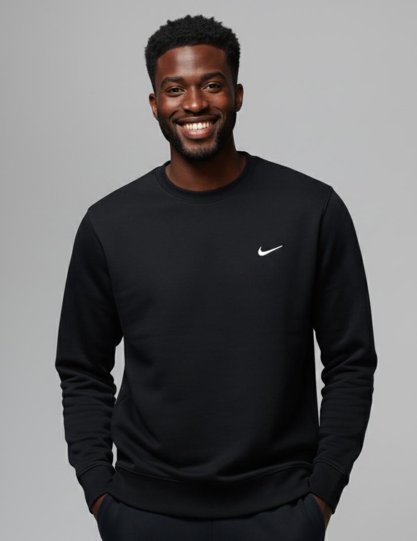 NIKE NAKIŞLI SİYAH SWEATSHIRT