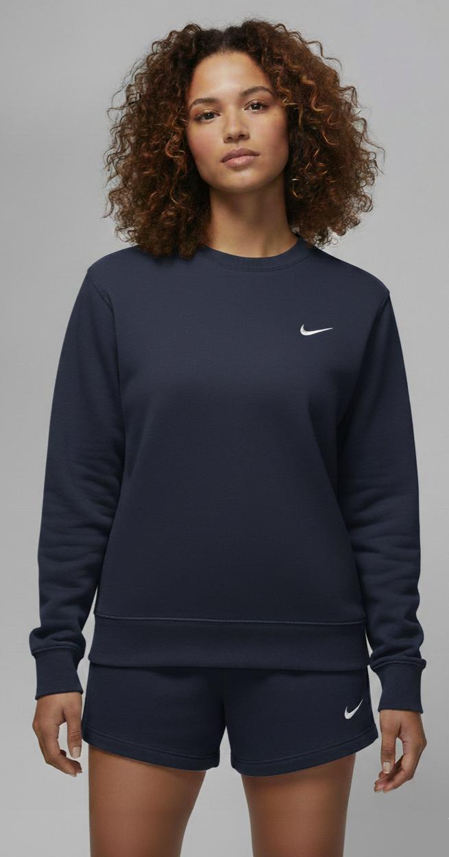 NIKE NAKIŞLI LACİVERT SWEATSHIRT